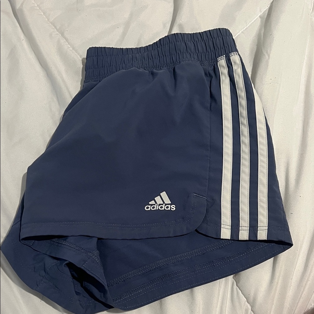 size small adidas blue shorts